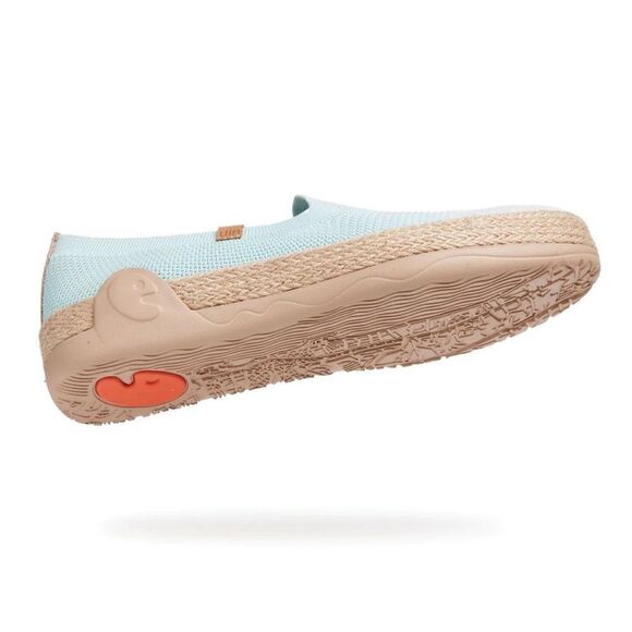 UIN Women's Espadrilles Knitted Lightweight Casual Shoes Marbella II(Azure Blue) - Picture 6 of 8